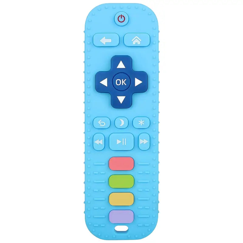 BPA-vrije Siliconen Baby Bijtring | Remote Control Vorm voor Teething, Perfect voor 6-12 Maanden
