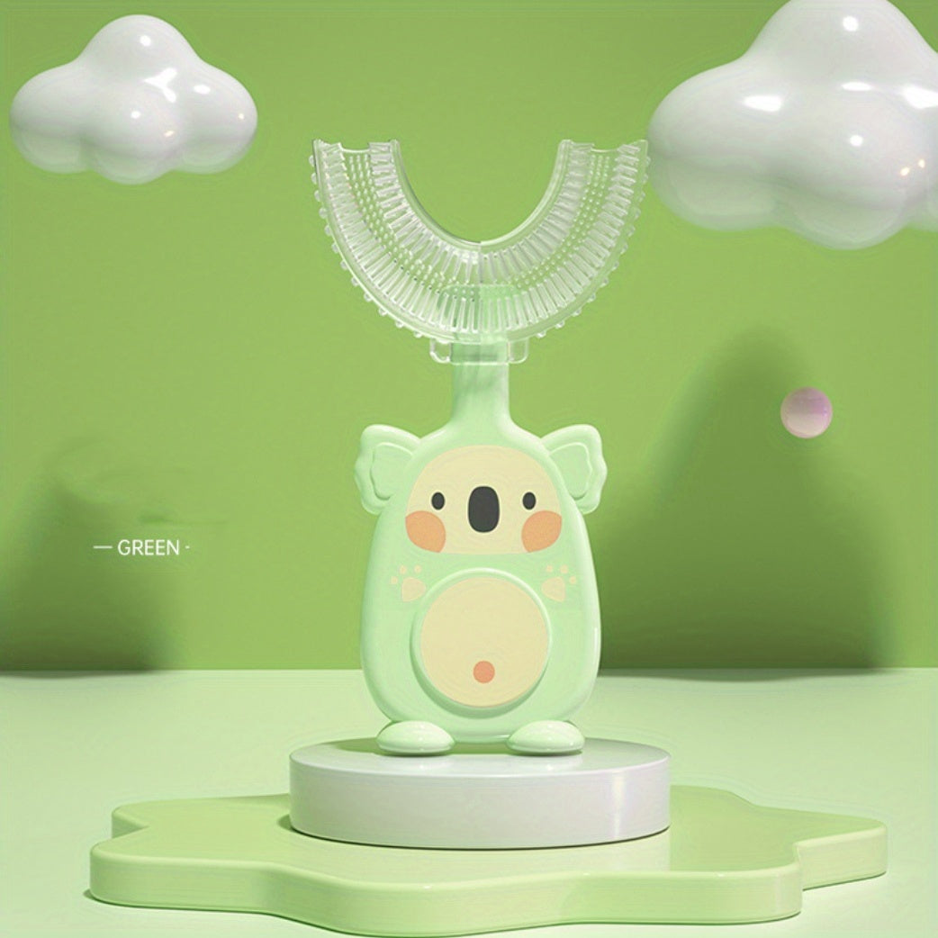 U Baby Tandenborstel | Baby Molairstok | Fopspeen & Tandenborstel voor Baby's | Siliconen Melktand Tandenborstel | Mondverzorging voor Pasgeborenen 0-2 Jaar