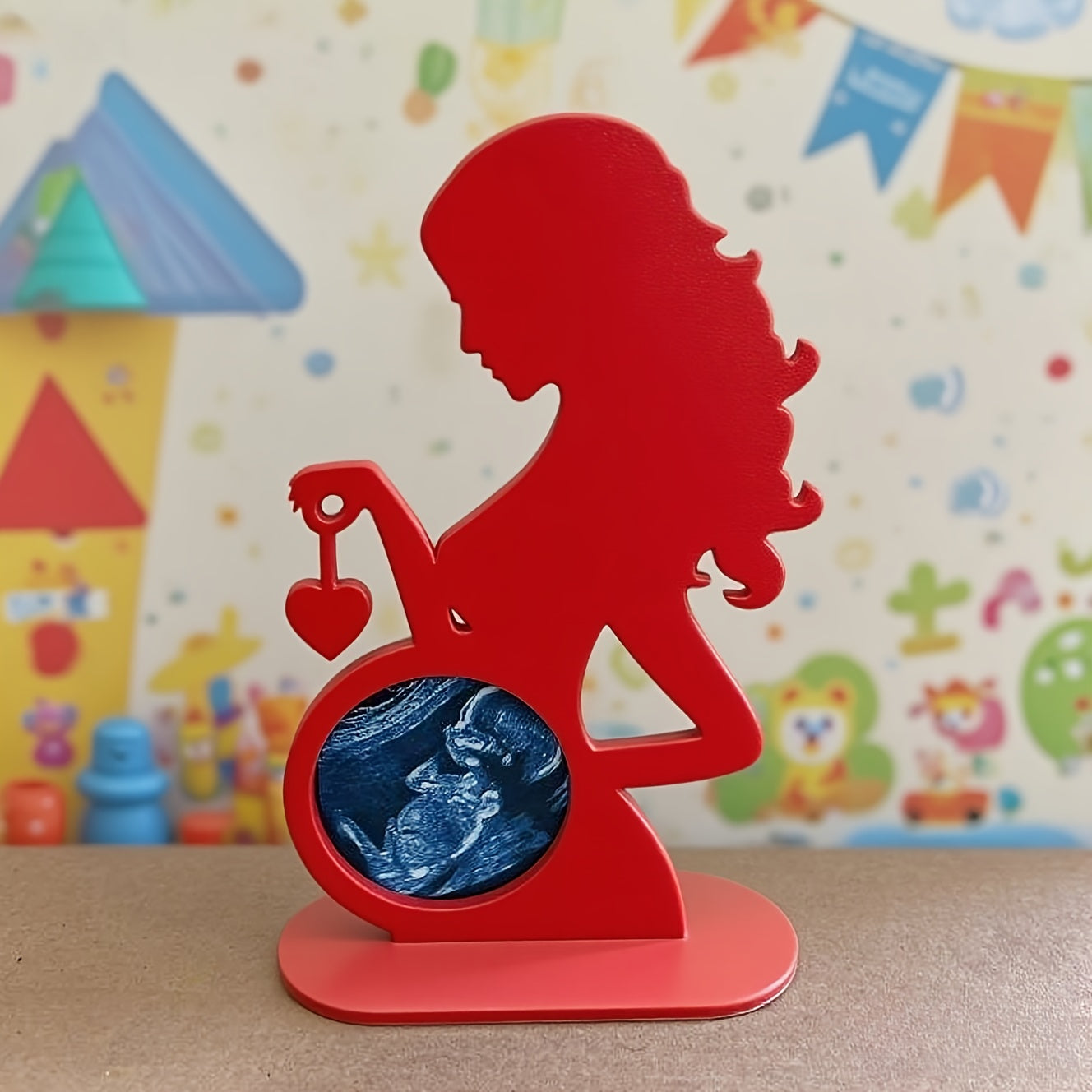 Echografie fotolijst boho stijl | Zwangerschap souvenir