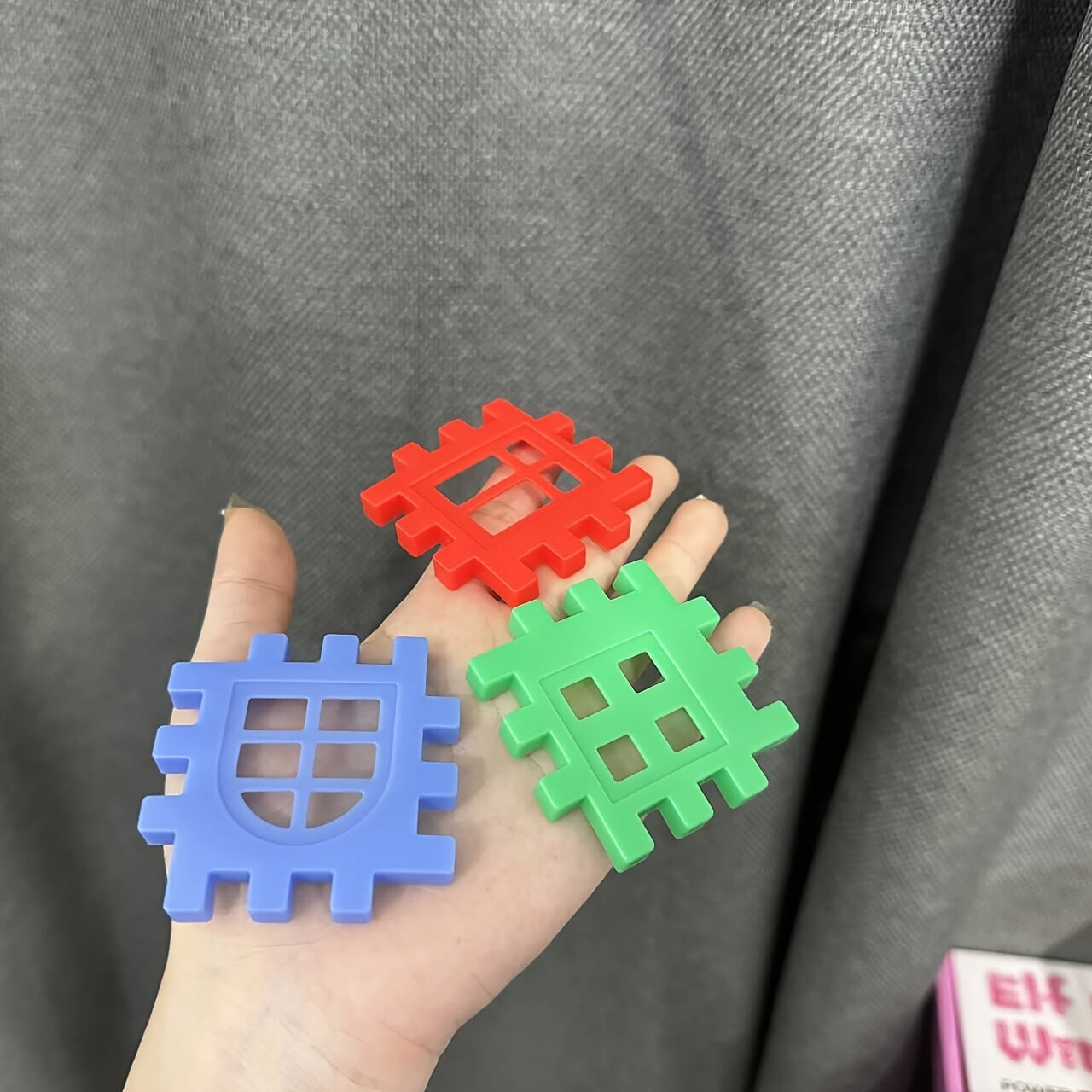 Grote Bouwblokken Huis | Kleurrijke Creatieve Blokkendoos met Ramen, Kinderspeelgoed