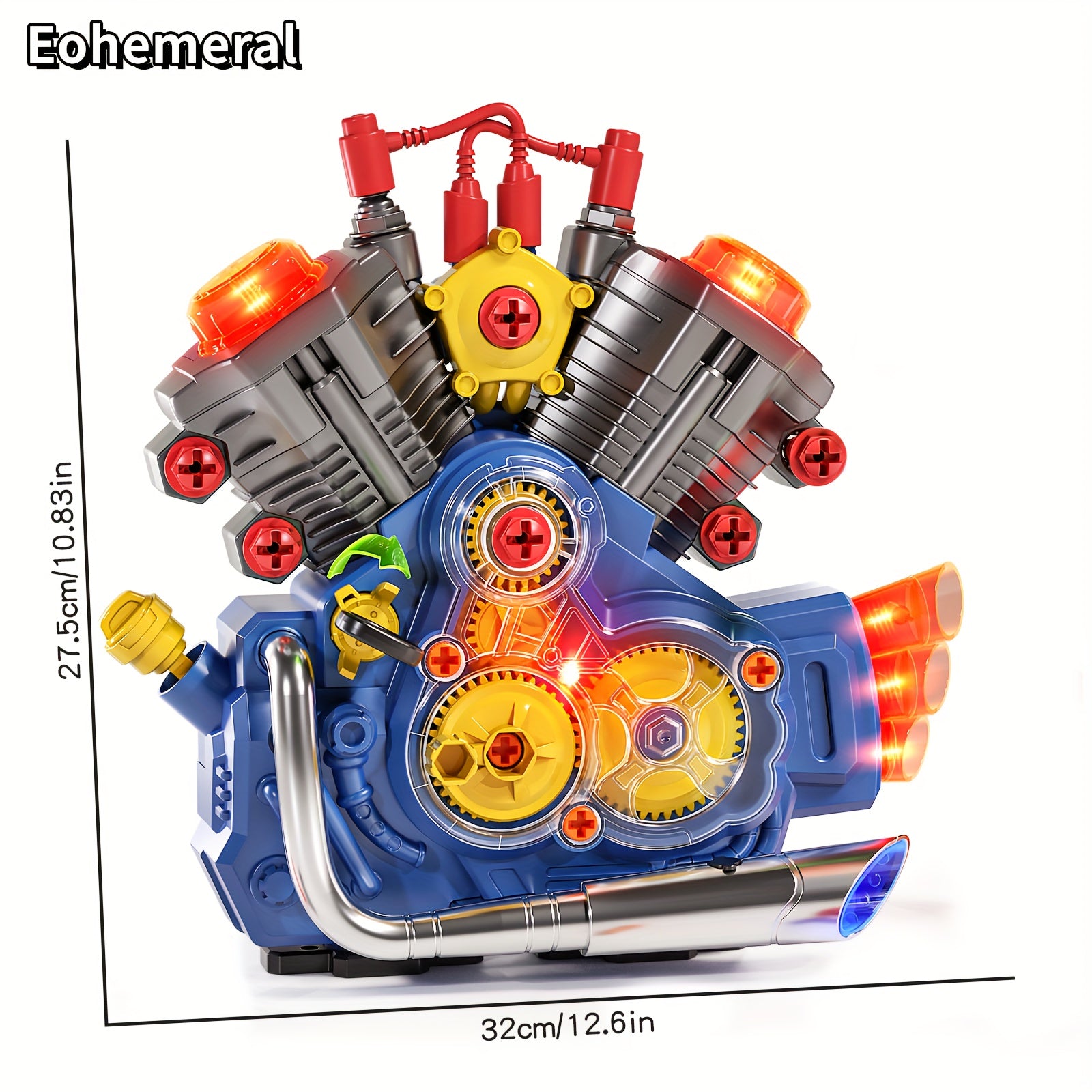 Kinder Speelgoed Motoren | Gesimuleerde motoren, rollenspel en reparatie, perfect cadeau