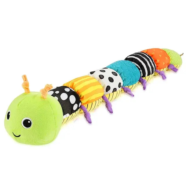 Muzikale Rammelaar Caterpillar – Speelgoed voor Baby’s 0-12 Maanden