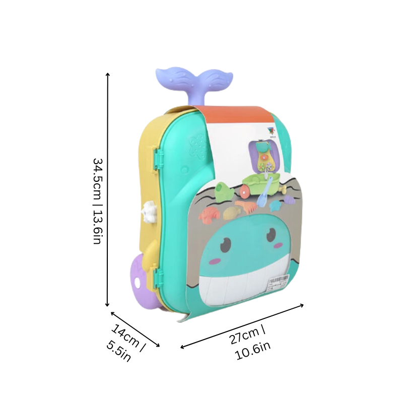 SandCart Alles-in-één Strand Speelgoed | Schep, Zeef & Karretje – Zomerspeelgoed voor Peuters & Kleuters