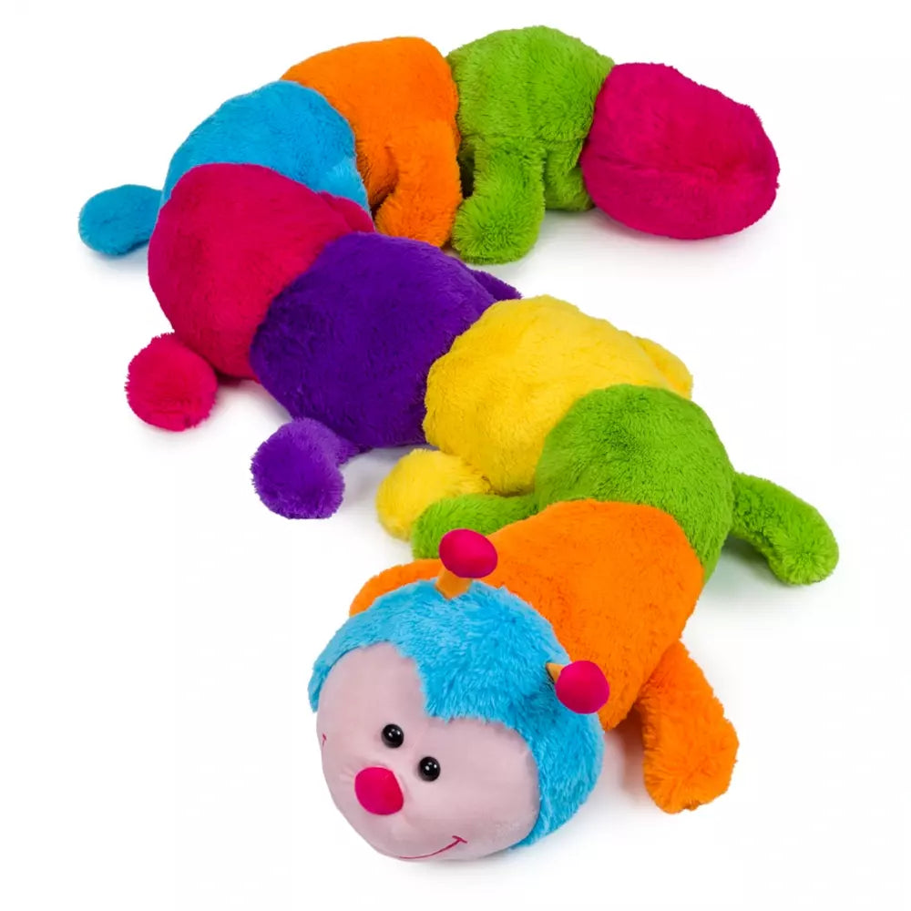 190cm Grote Rups Knuffel | Zacht Pluche Speelgoed | Lang Knuffelkussen voor Kinderen