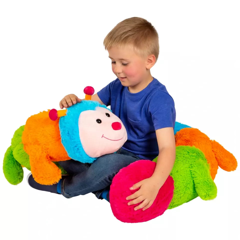190cm Grote Rups Knuffel | Zacht Pluche Speelgoed | Lang Knuffelkussen voor Kinderen