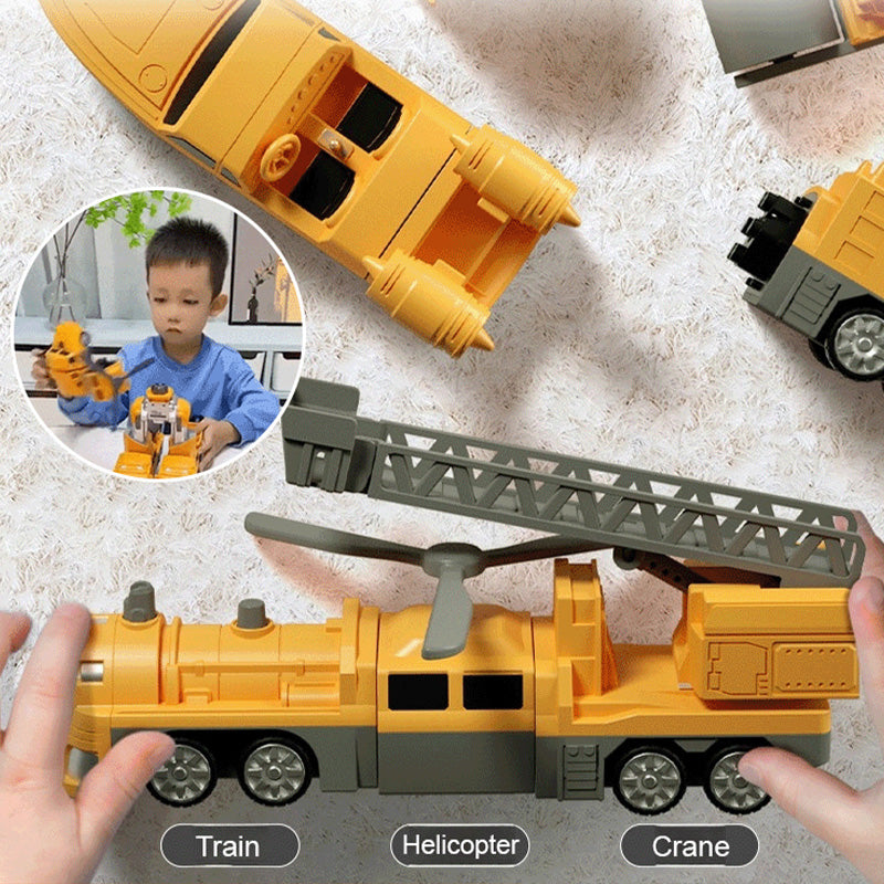 Speelgoed Magnetische Transformator Auto Gemonteerd | Cognitieve Ontwikkeling Speelgoed Voertuig voor Kinderen 1 , 2 , 3+ Jaar